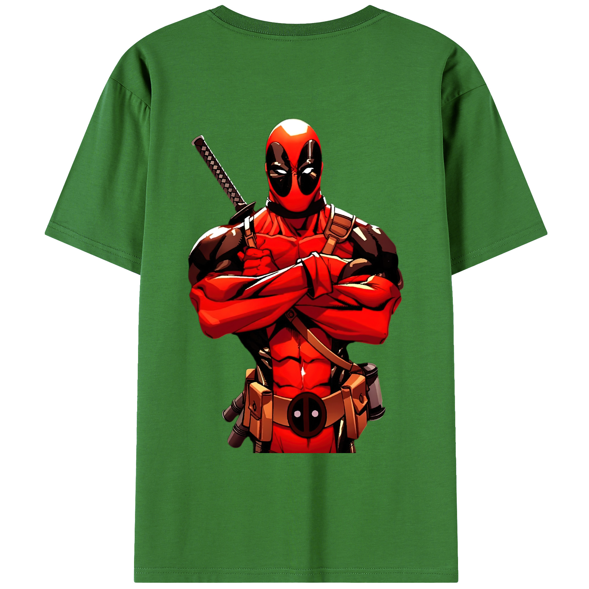（画像用） Deadpool デッドプール レディース半袖Tシャツ(バックプリント)